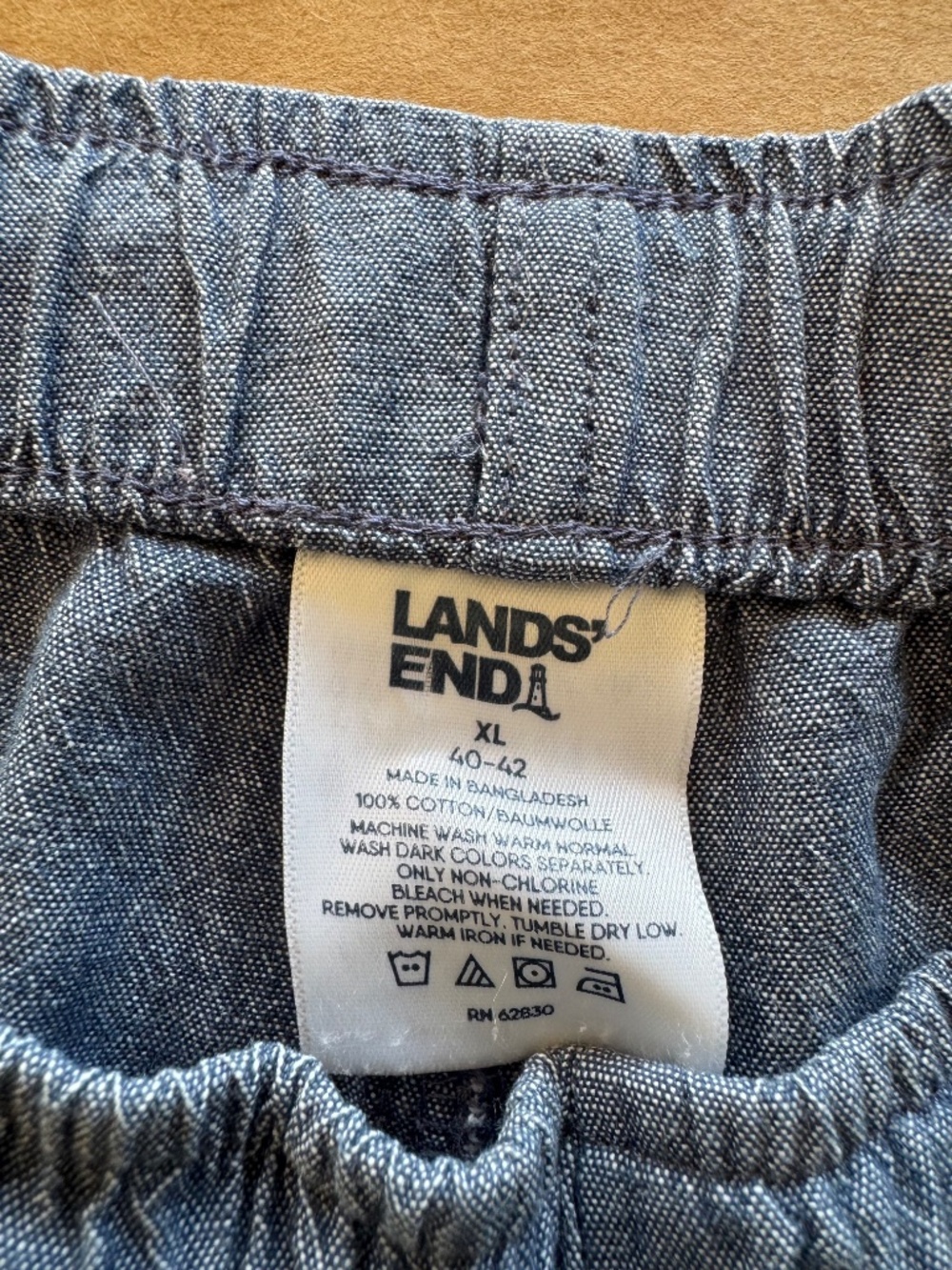 Lands End Cotton Pants - Picture 3 of 3